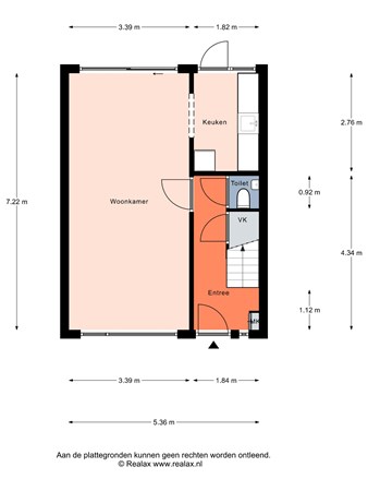Floorplan - Willy Martensstraat 29, 3314 XV Dordrecht